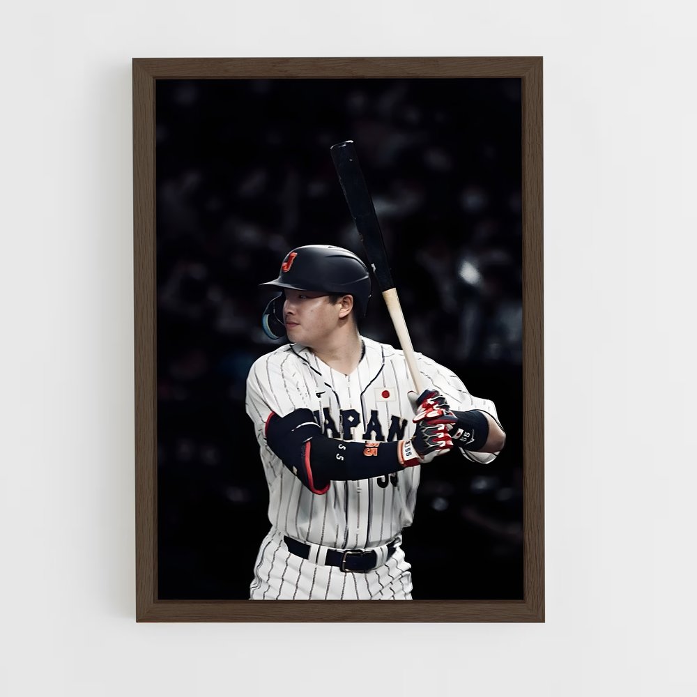 Poster Munetaka de murakami – affiche Baseball (vue 5)